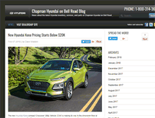 Tablet Screenshot of blog.chapmanhyundai.com